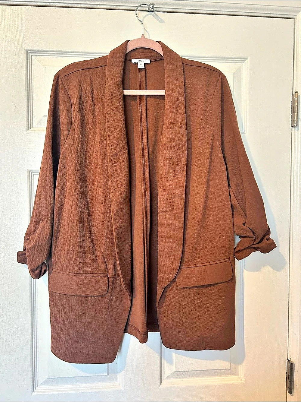 bar III Brown Blazer Size XL Like New